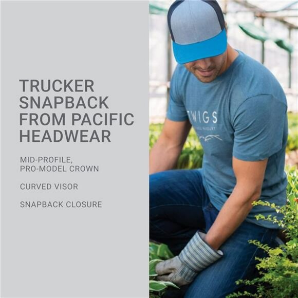 Unisex snapback trucker hat mesh baseball cap adjustable golf running hiking - Picture 6 of 7